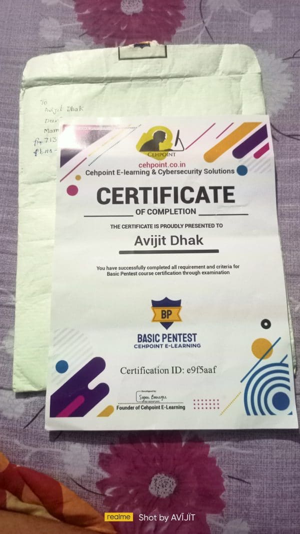 basic pentest cehpoint certificate
